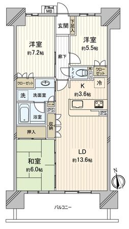 ザ・マリンスクエア 間取図(平面図)
