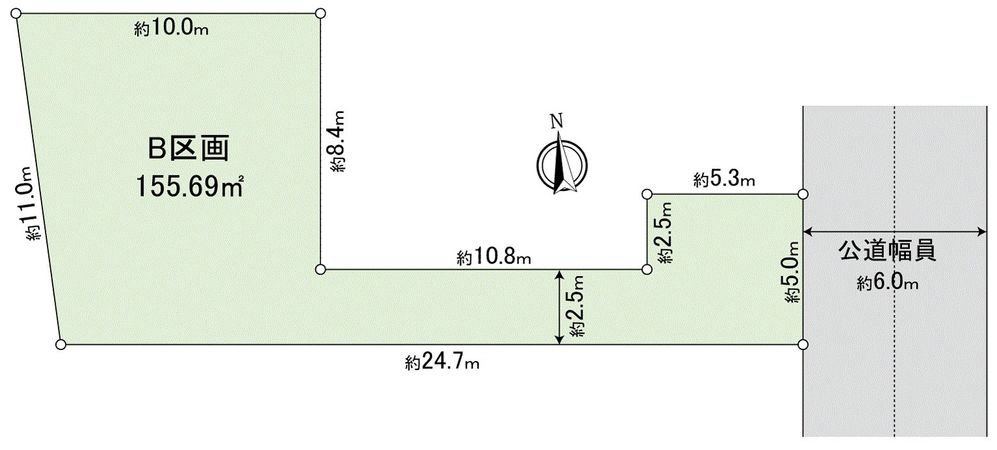 守山区高島町 区画図