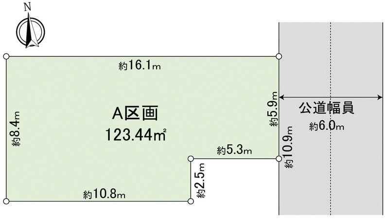 守山区高島町 区画図
