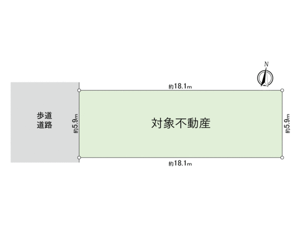 昭和区円上町　土地 地形図