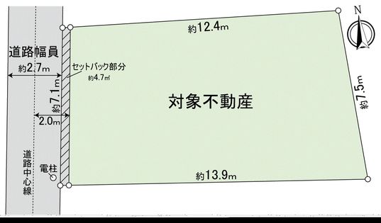 中川区愛知町 区画図