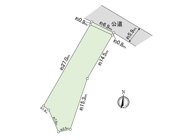 東海市荒尾町稲葉 区画図