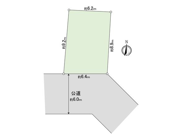 守山区吉根2丁目【土地】 区画図 守山区吉根2丁目【土地】 区画図