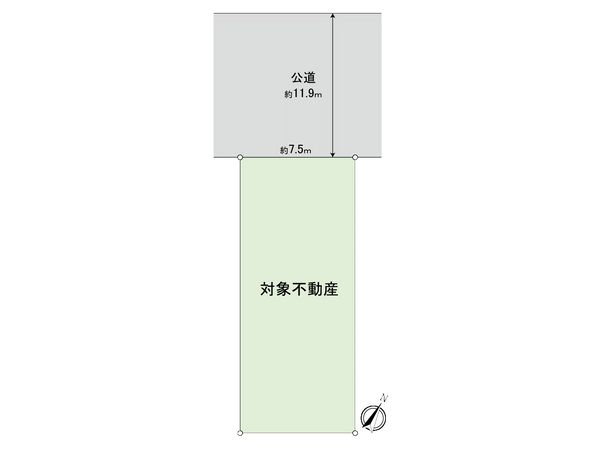 緑区藤塚3丁目 2号地 区画図 緑区藤塚3丁目 2号地 区画図
