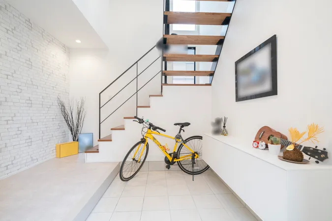 広々とした玄関