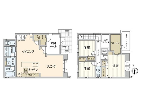 緑区定納山1丁目 間取図(平面図)