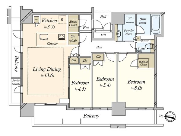 間取図(平面図)