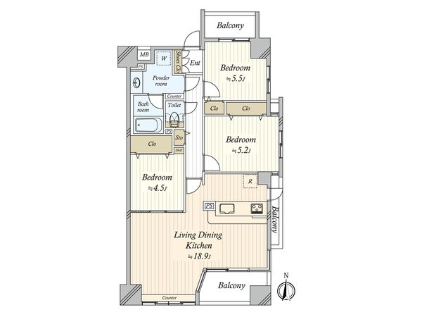 間取図(平面図)