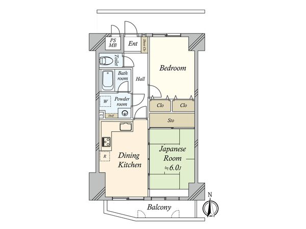 トーカンマンション第二松原 間取図(平面図) トーカンマンション第二松原 間取図(平面図)