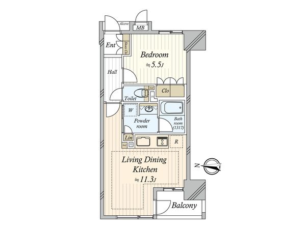 ローレルアイ久屋大通 間取図(平面図) ローレルアイ久屋大通 間取図(平面図)