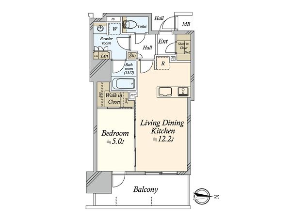 ザ・ファインタワー久屋大通 間取図(平面図)