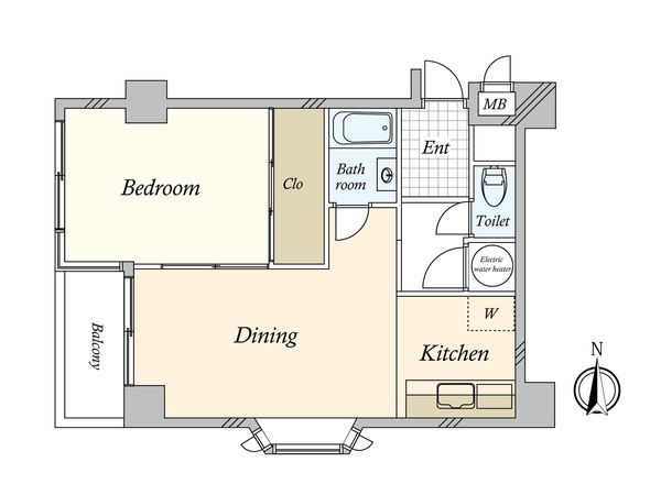 トーカンマンション鶴舞 間取図(平面図)