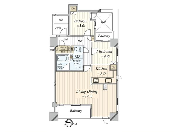久屋アインス 間取図(平面図) 間取図(平面図)