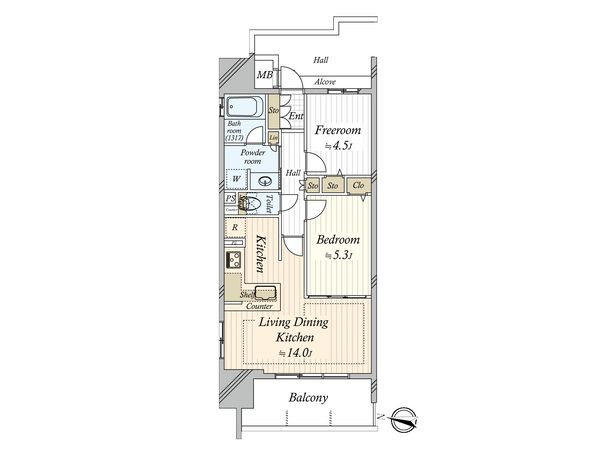プレサンスグラン丸の内 間取図(平面図) プレサンスグラン丸の内 間取図(平面図)