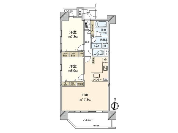 プレサンス錦エボリューション 間取図(平面図) プレサンス錦エボリューション 間取図(平面図)