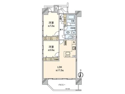 プレサンス錦エボリューション 間取図(平面図)