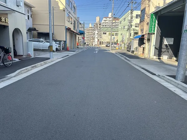 前面道路(南側より撮影)
