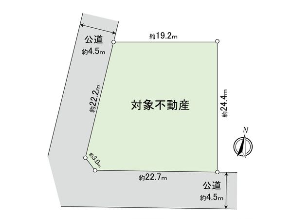 千種区徳川山町2丁目 区画図