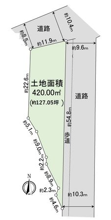 日進市岩藤町三番割 区画図 区画図