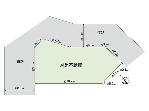 千種区星ケ丘2丁目 A 区画図 区画図