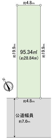 千種区穂波町1丁目 区画図 区画図