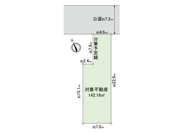 千種区西崎町1丁目 区画図