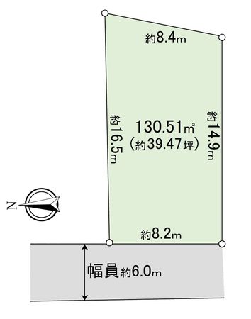 千種区春里町2丁目 F区画 区画図 千種区春里町2丁目 F区画 区画図