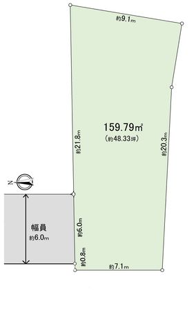 千種区春里町2丁目 G区画 区画図 千種区春里町2丁目 G区画 区画図