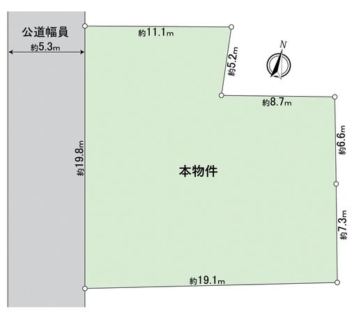 千種区唐山町3丁目 区画図 千種区唐山町3丁目 区画図