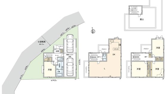 千種区大島町2丁目 間取図(平面図)