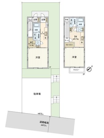 昭和区前山町1丁目 間取図