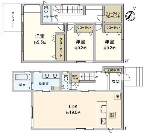 千種区鹿子殿 間取図(平面図) 千種区鹿子殿 間取図(平面図)