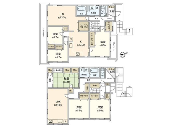 千種区赤坂町4丁目 間取図(平面図) 千種区赤坂町4丁目 間取図(平面図)