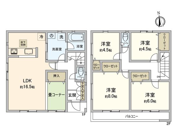 千種区竹越1丁目 間取図(平面図) 千種区竹越1丁目 間取図(平面図)