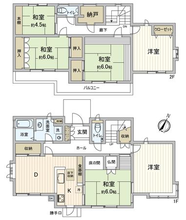 千種区池上町2丁目 間取図(平面図)