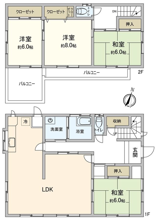 天白区表山1丁目 間取図(平面図) 間取図(平面図)
