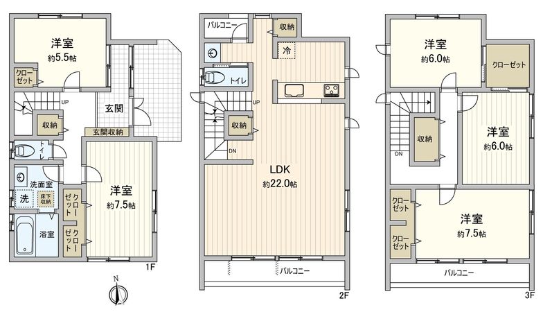 中川区東中島町8丁目 間取図(平面図) 中川区東中島町8丁目 間取図(平面図)