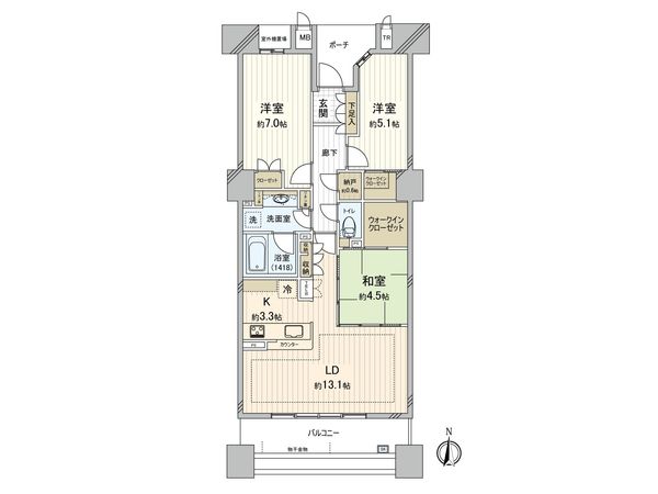 ヴィークタワー東白壁 間取図(平面図) ヴィークタワー東白壁 間取図(平面図)