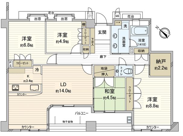 間取図(平面図)