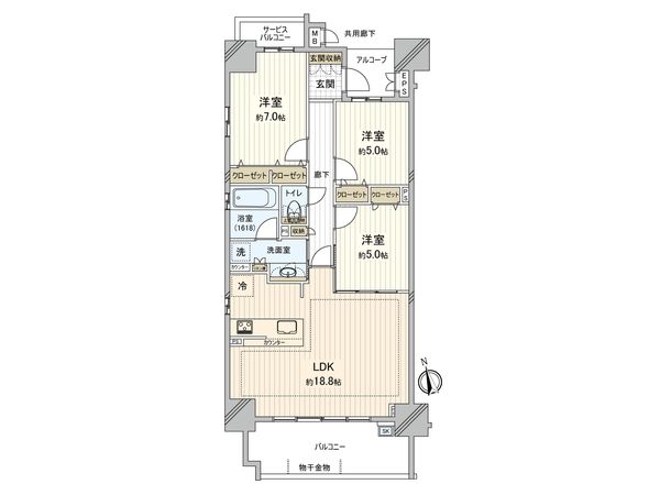 間取図(平面図)