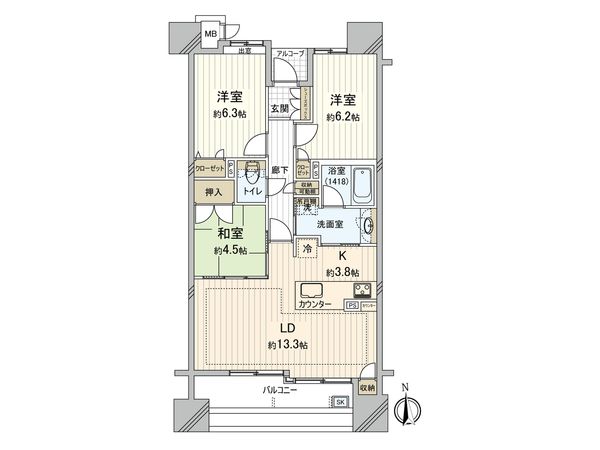 間取図(平面図)