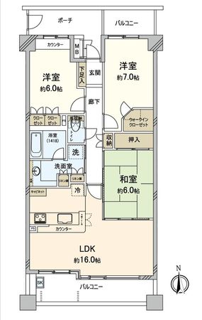 間取図(平面図)