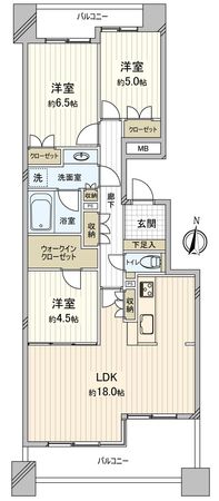 東山シティハウス 間取図(平面図) 間取図(平面図)