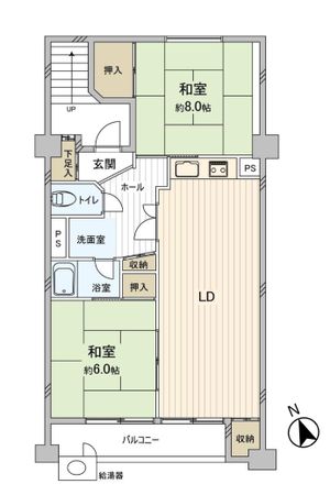 鹿の子ハウス 間取図(平面図)
