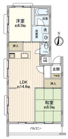 御影ハウス 間取図(平面図)