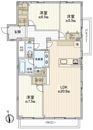 猫ケ洞ハイツ 間取図(平面図) 猫ケ洞ハイツ 間取図(平面図)