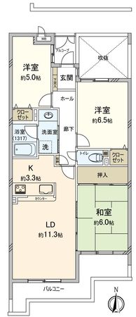 サンマンションアトレ猫ヶ洞 間取図(平面図) サンマンションアトレ猫ヶ洞 間取図(平面図)