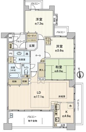 間取図(平面図)