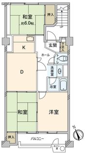 鹿の子ハウス 間取図(平面図)