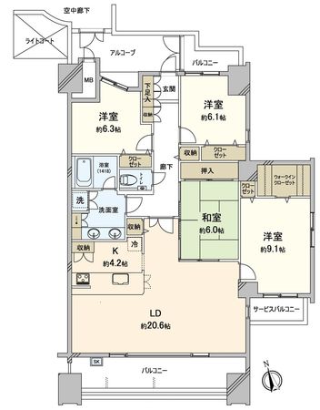 間取図(平面図)